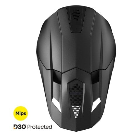Casco moto shot lite solid black matt motocross enduro
