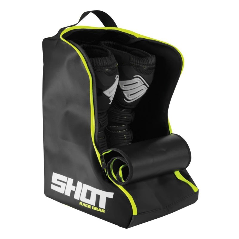 Bolso para botas moto shot climatic negro motocross enduro