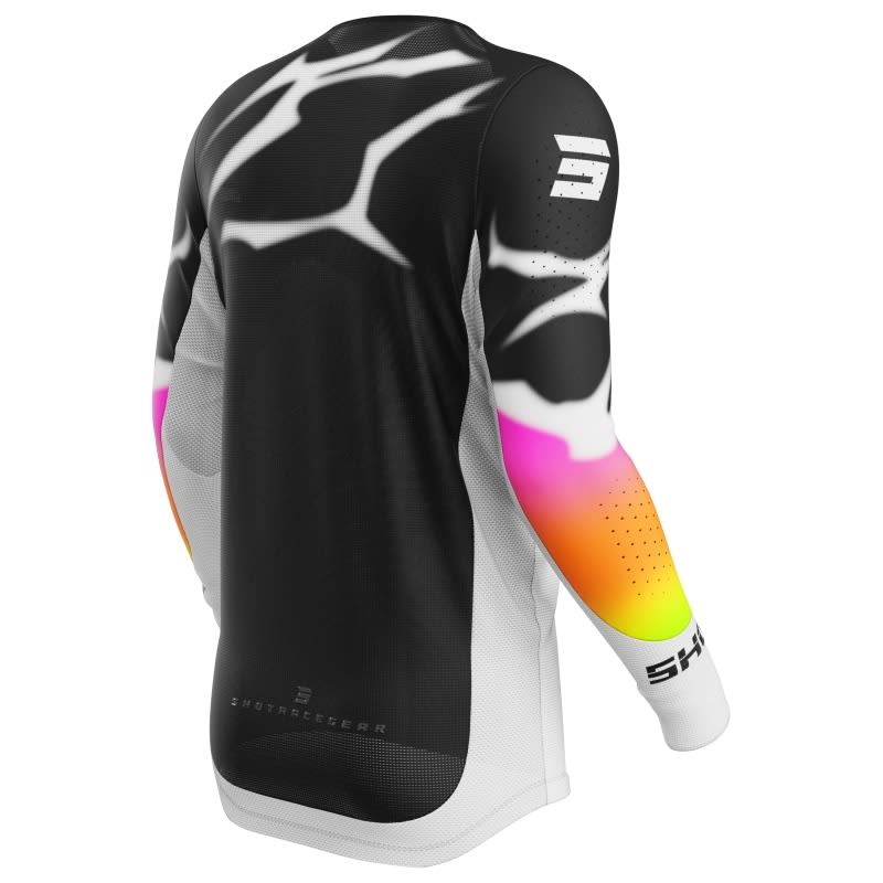 Polera moto shot aerolite devil black motocross enduro