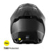 Casco moto shot lite solid black matt motocross enduro