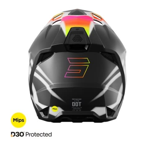 Casco moto shot lite devil black matt motocross enduro