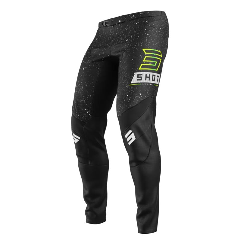 Pantalon moto shot contact art black motocross enduro