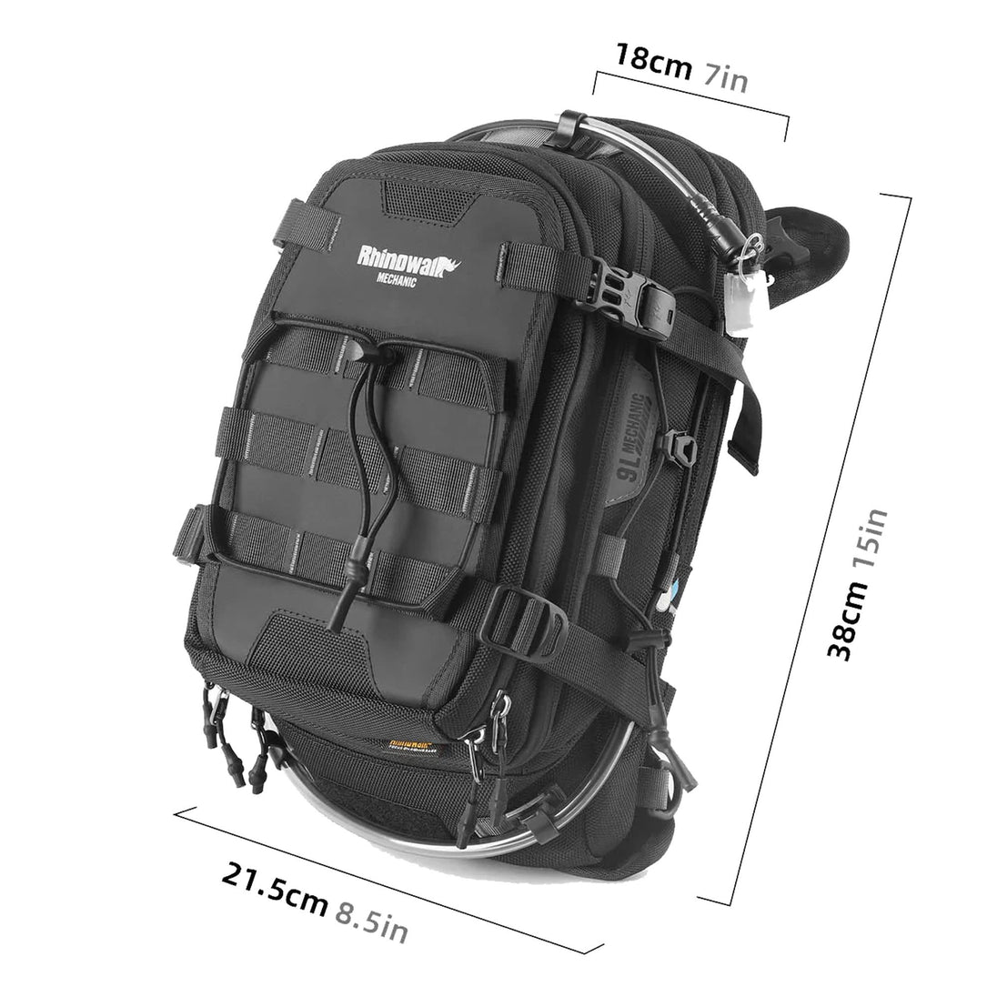 Bolso de estanque y mochila rhinowalk mechanic mjx2002 9L