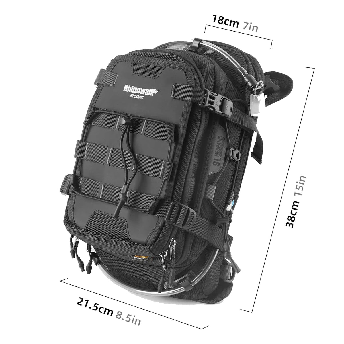 Bolso de estanque y mochila rhinowalk mechanic mjx2002 9L