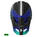 Casco moto shot speed olymp blue pearly motocross enduro