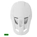 Casco moto shot speed solid white glossy motocross enduro
