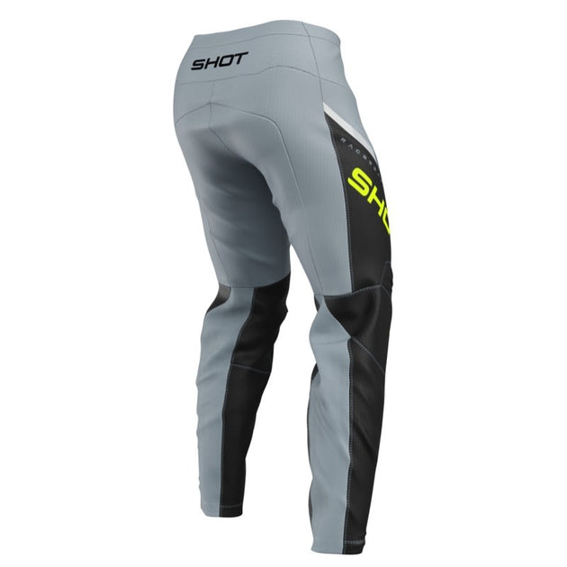 Pantalon moto shot devo daytona neon yellow motocross enduro