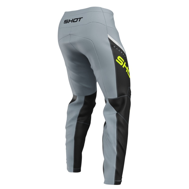 Pantalon moto shot devo daytona neon yellow motocross enduro