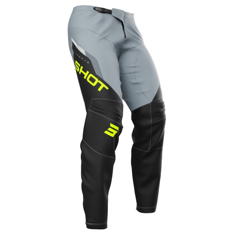 Pantalon moto shot devo daytona neon yellow motocross enduro