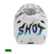 Casco moto shot speed ghost blue glossy motocross enduro