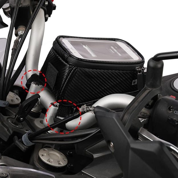 Bolso soporte celular rhinowalk rk18335 para moto