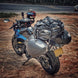Bolso para moto rhinowalk mt20650 65l drybag waterproof