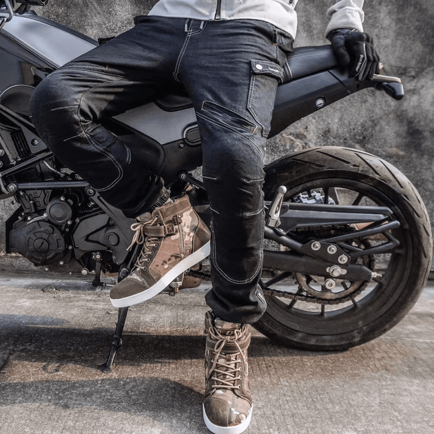 Pantalon moto ones again mj02 ng tipo jeans con protecciones
