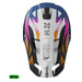 Casco moto shot speed wave black white pearly motocross enduro
