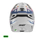 Casco moto shot speed wave black white pearly motocross enduro
