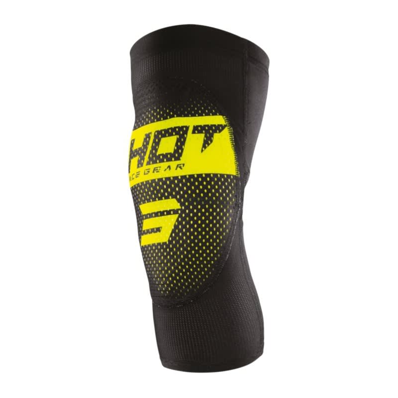Rodilleras moto shot kid airlight black yellow motocross enduro niño