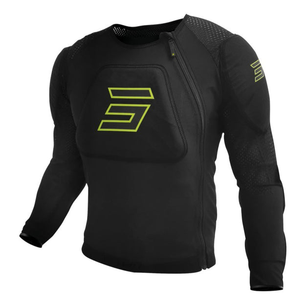 Jofa moto shot vest prime black neon yellow motocross enduro