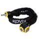 Cadena con eslabón reforzado alarma kovix KCL12-150 12mm x 150cm