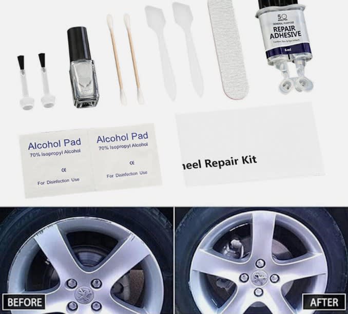 Kit Reparador de Llantas para Autos Motos y Camiones
