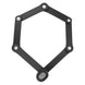 Cadena con alarma 120db plegable kovix KFQ85-bk para bicicleta