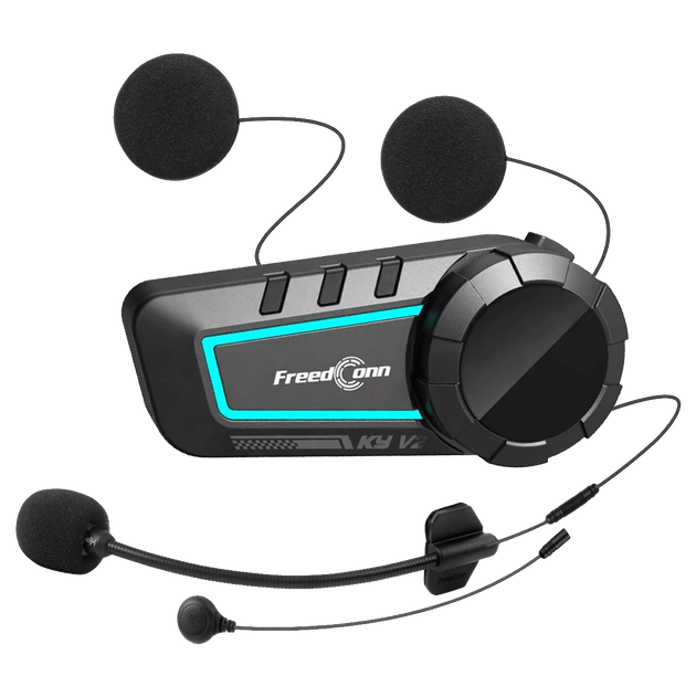 Manos libres freedconn ky v2 para casco moto ip65 intercomunicador