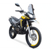 Moto Loncin DS 250 EFI ABS dual vista frontal tres cuartos