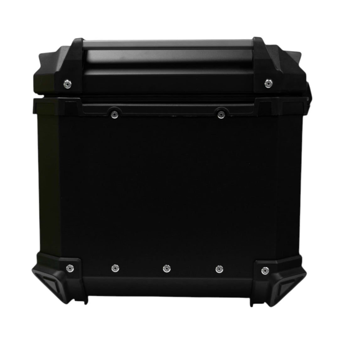 Maleta moto top case 4rs e702 45 litros aluminio black desmontable
