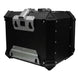 Maleta moto top case 4rs e702 45 litros aluminio black desmontable