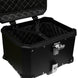 Maleta moto top case 4rs e702 45 litros aluminio black desmontable
