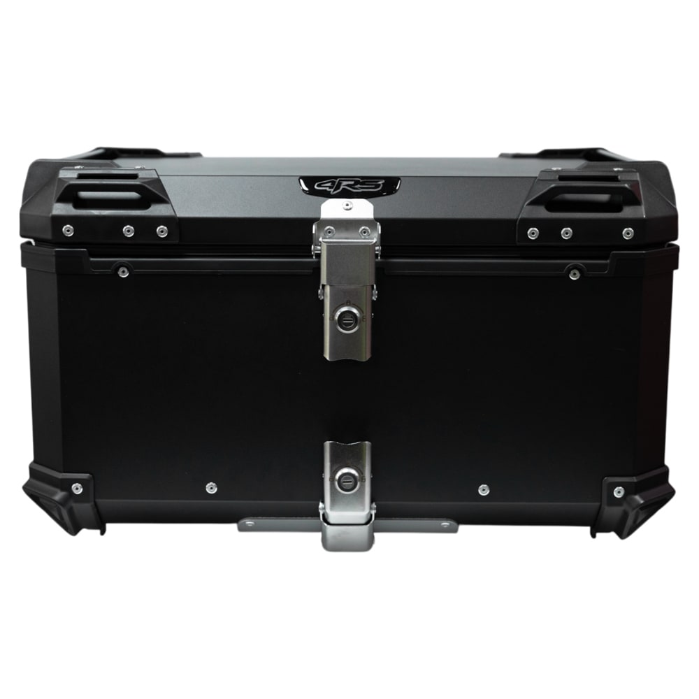 Maleta moto top case 4rs e705 65 litros black aluminio desmontable