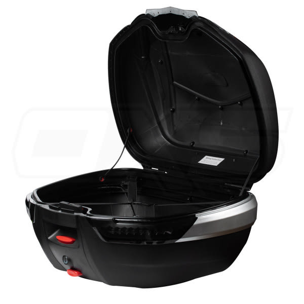 Maleta moto top case 4rs e68 carbon 48 litros con luz led