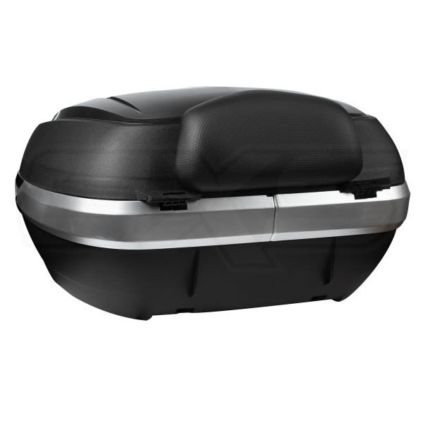 Maleta moto top case 4rs e68 carbon 48 litros con luz led