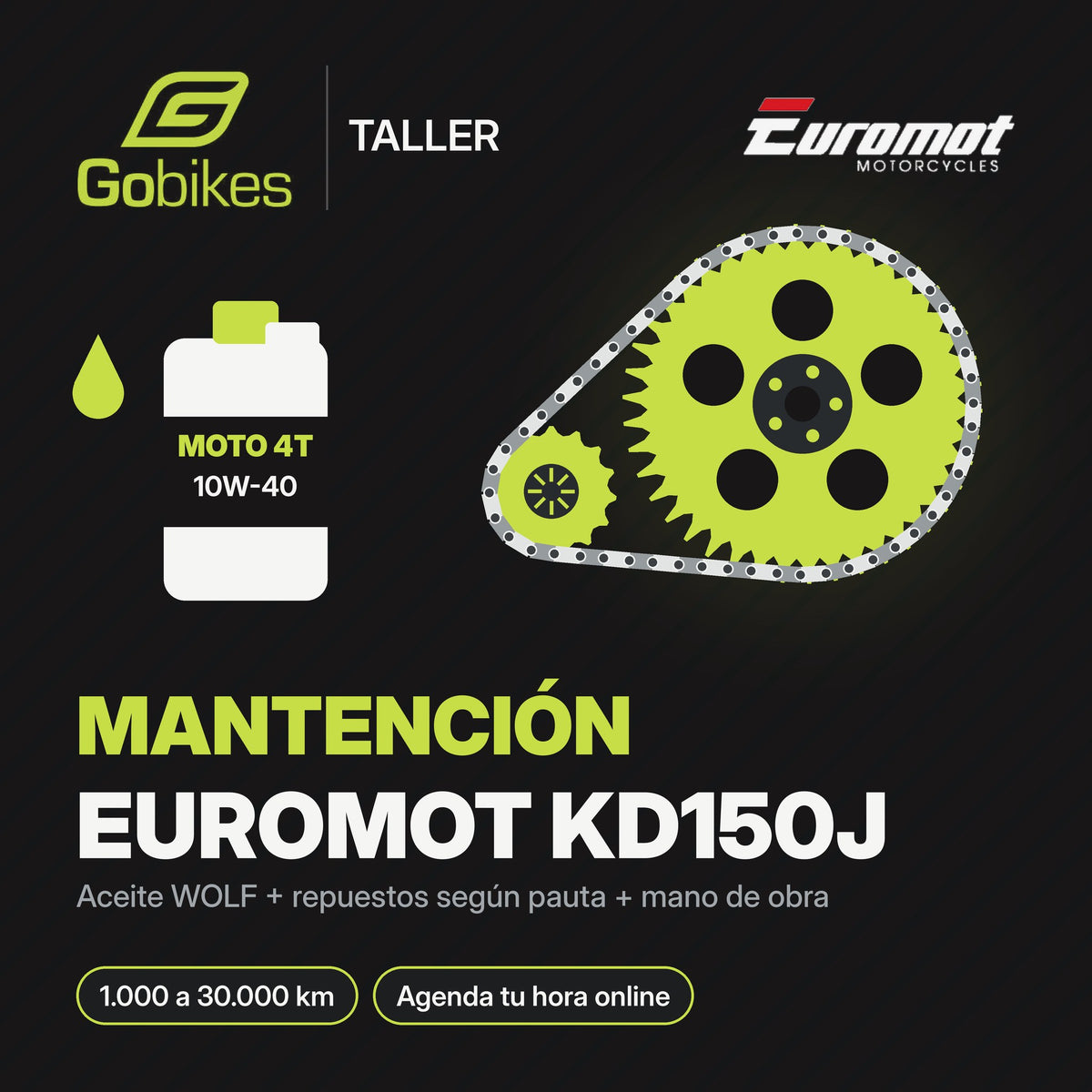 Mantención Euromot KD150J