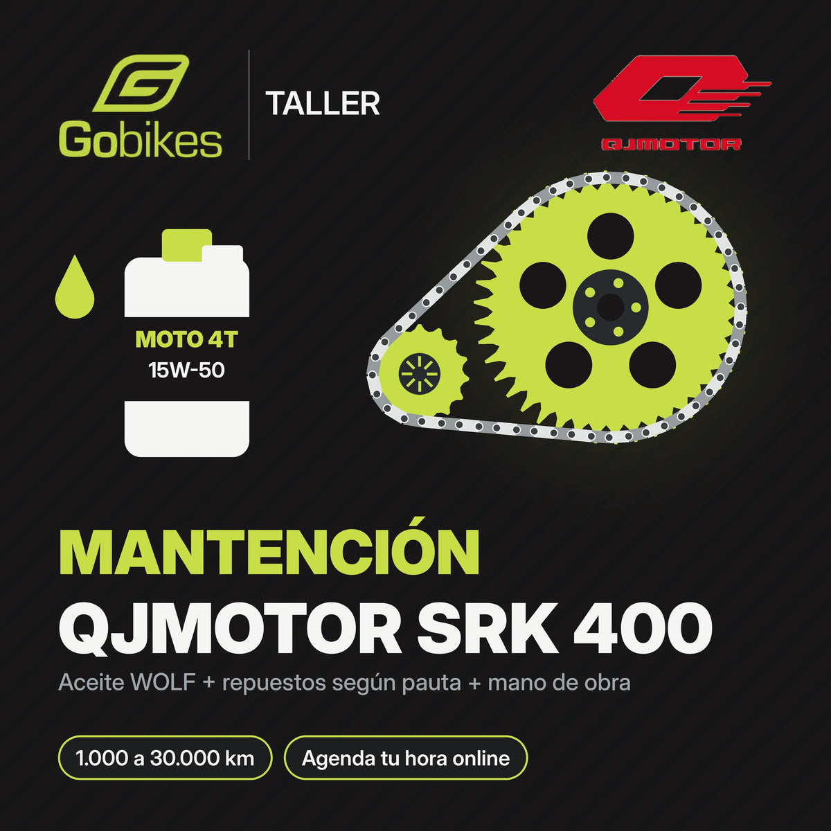 Mantención QJMotor SRK 400