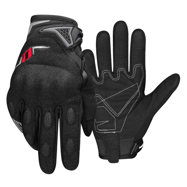 Guantes para moto ones again mg36 ng con protecciones verano