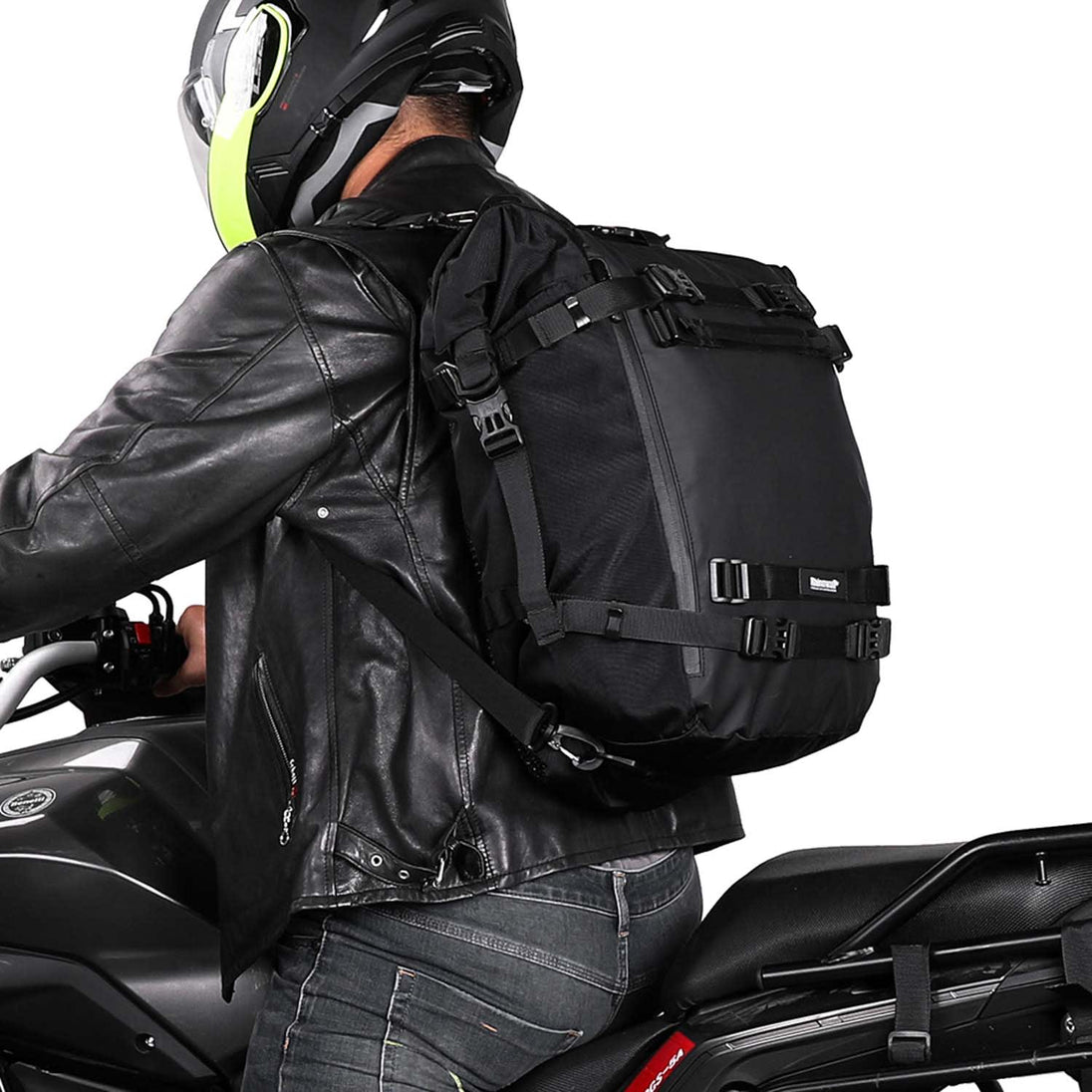 Bolso impermeable para moto rhinowalk mt21630 30 litros multi uso