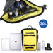 Bolso impermeable para moto rhinowalk mt21630 30 litros multi uso