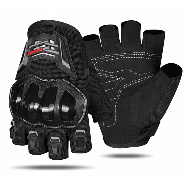 Guantes para moto ones again mg14d sin dedos con protecciones