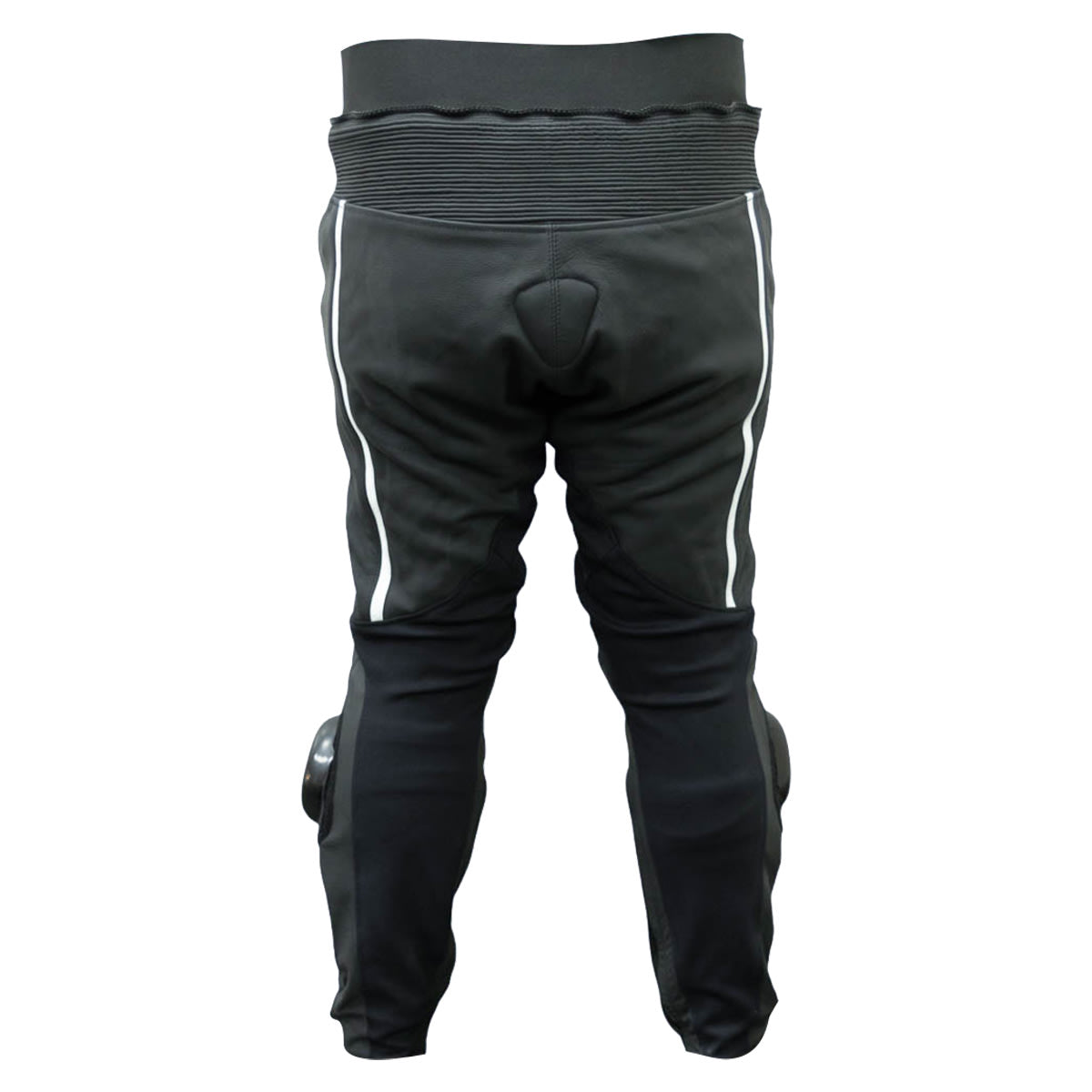 Pantalon moto armad gear steel cuero racing con sliders