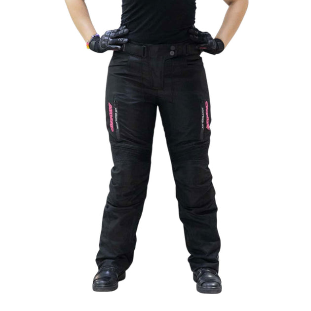 Pantalon moto armad gear lina mujer maxdura impermeable