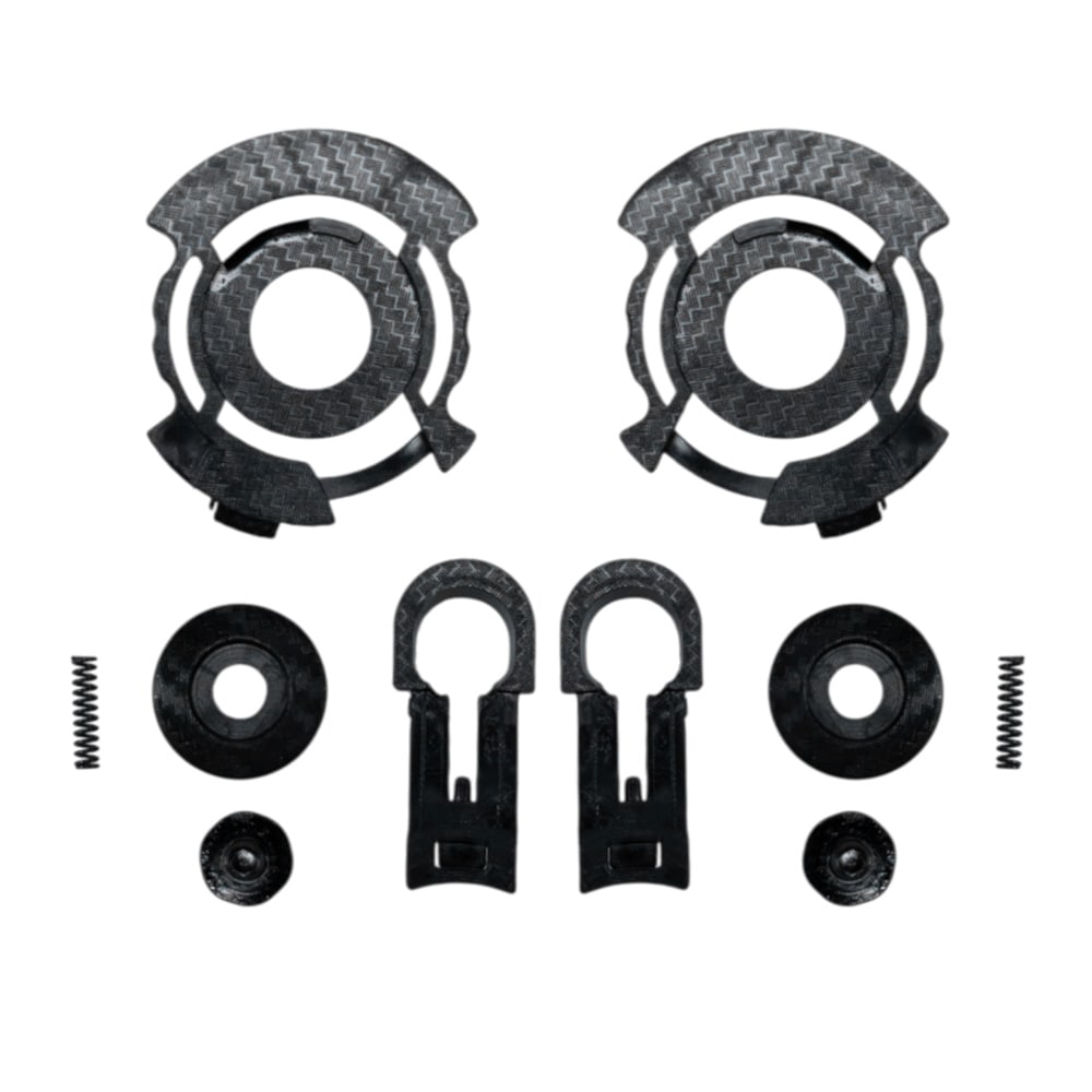 Sistema de fijación repuesto para casco moto hro 3480dv