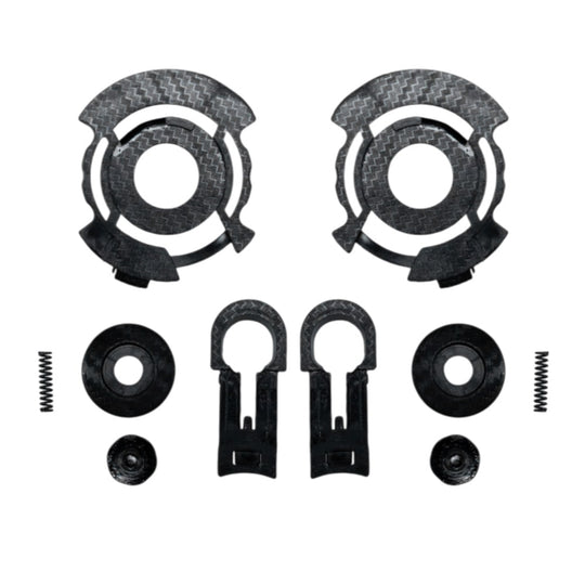 Sistema de fijación repuesto para casco moto hro 3480dv
