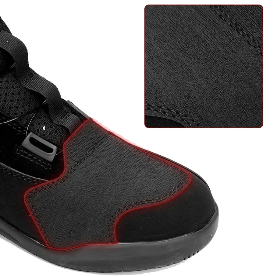 Botas Para Moto tiger racing r1 negro con caña urbanas