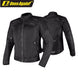 Chaqueta moto ones again sj01 verano con protecciones negra