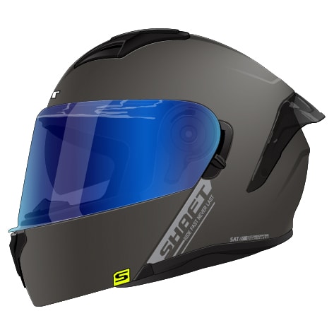 Casco moto shaft 3820sp solid gr.m az abatible