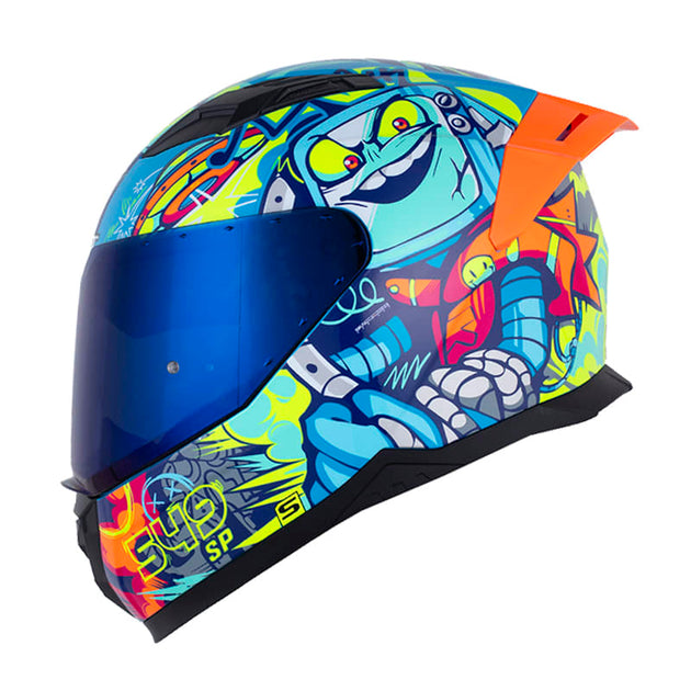 Casco moto shaft 549sp doom bots az.b az integral