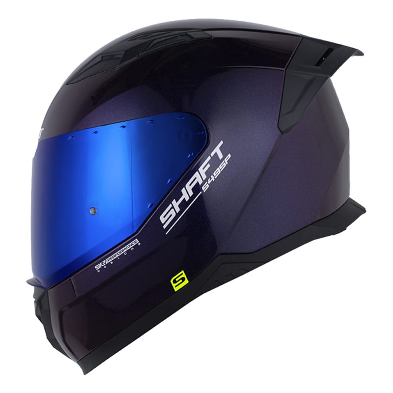 Casco moto shaft 549sp solid camaleon az integral