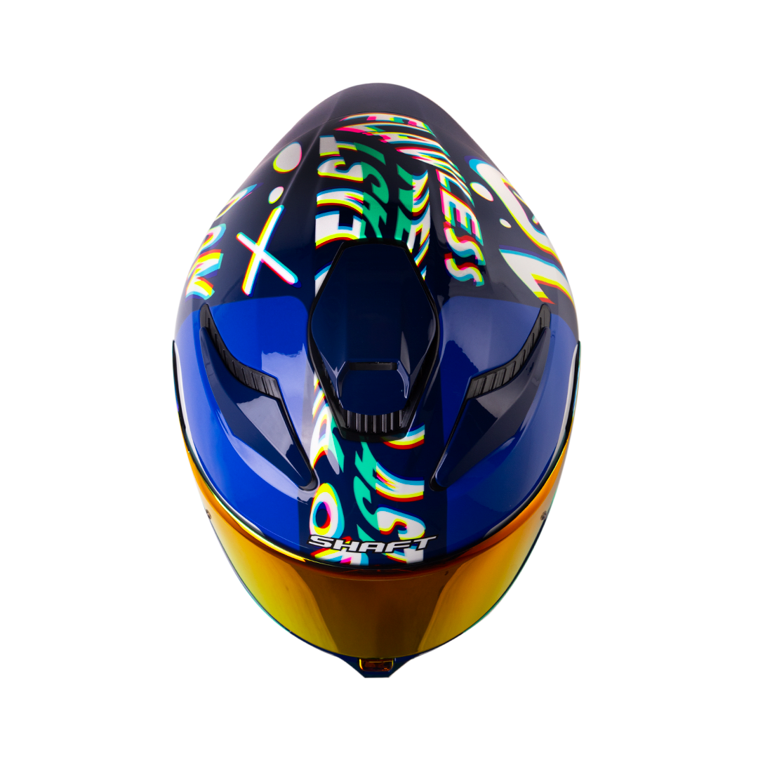 Casco moto shaft 584sp rgb az.os integral