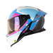 Casco moto shaft sh-598 gtr take down bl.pr rs integral sun visor