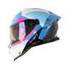 Casco moto shaft sh-598 gtr take down bl.pr rs integral sun visor